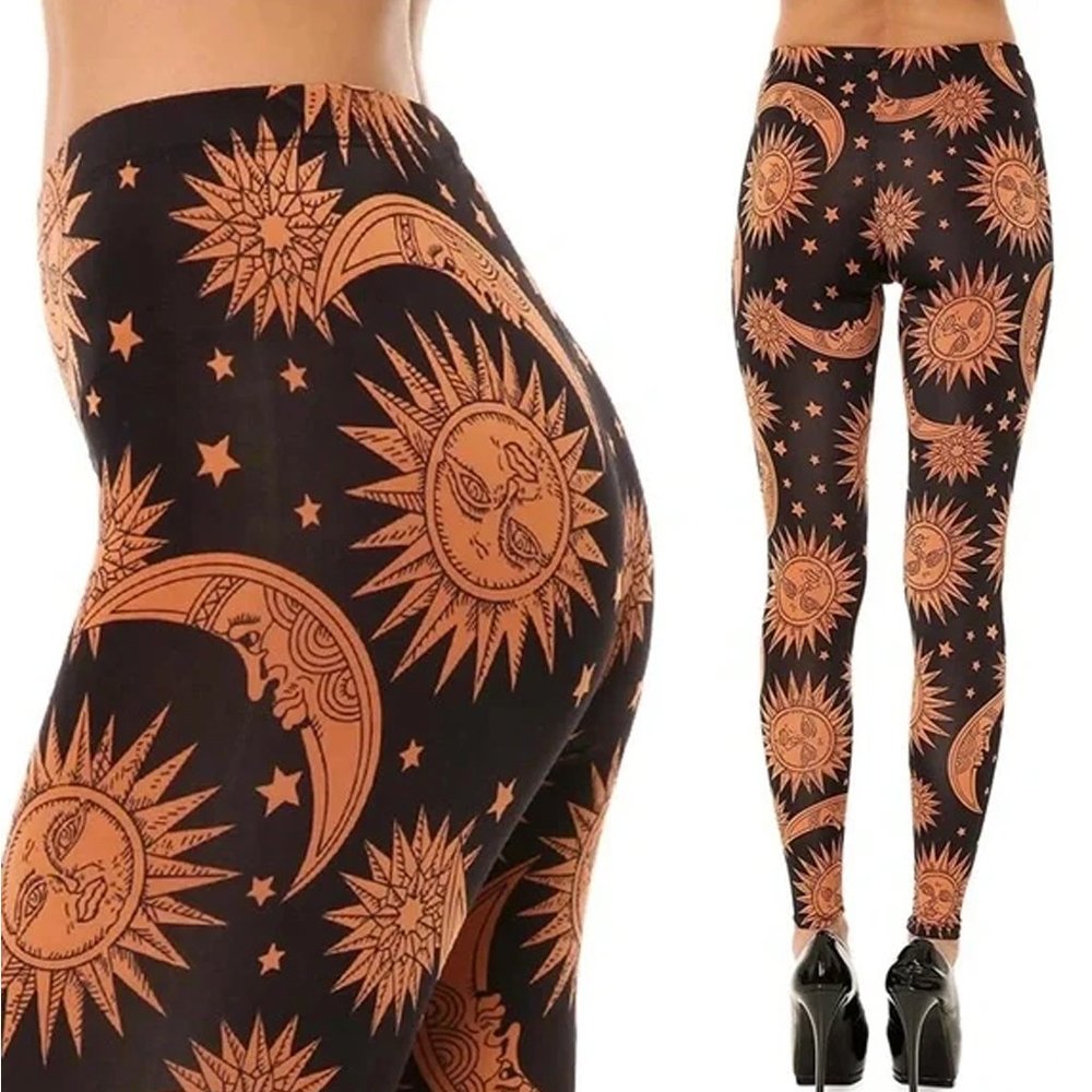 Sun and Moon Leggings: See You Monday Los Angeles (Medium)